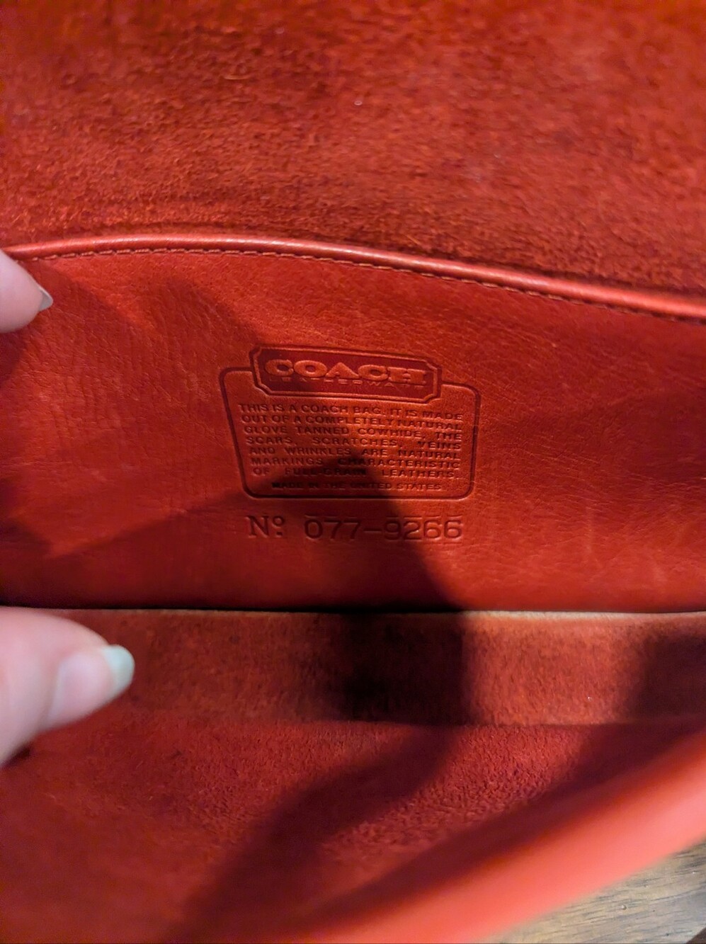 ♥️ Red Vintage Pocket Purse #9755 - Picture 5 of 15